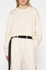 10days cropped sweater light natural maat: l | sweaters outlet | dames | bruin
