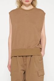 10days sleeveless sweater cedar brown maat: m | gebreide truien outlet | dames | bruin