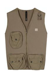 10days utility vest dark safari maat: m | gilets outlet | dames |