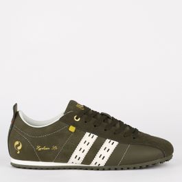 2 voor €129 | heren sneaker typhoon sp | legergroen/wit