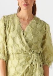 Aaiko zomerjurk limegroen