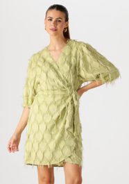 Aaiko zomerjurk limegroen