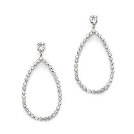 Abrazi rhodium plated oorbellen nina