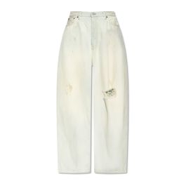 Acne studios, dames, jeans, blauw, maat: l katoen,