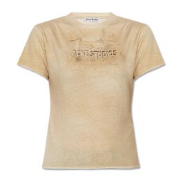 Acne studios, dames, tops, beige, maat: xs katoen,