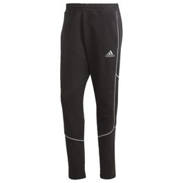Adidas trainingsbroek fleece - zwart/zilver