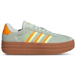 Adidas vl court bold sneakers dames - groen - maat 36 2/3 - leer