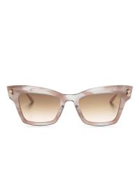 Akoni zonnebril met cat-eye montuur - grijs