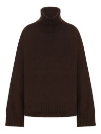 Alberta ferretti coltrui van kasjmiermix - bruin