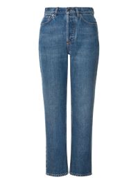 Alberta ferretti cropped jeans - blauw