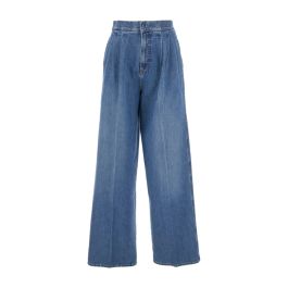Alberta ferretti, dames, jeans, blauw, maat: xs katoen,