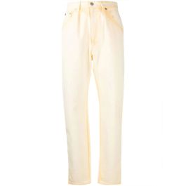 Alberta ferretti, dames, jeans, geel, maat: xs denim,