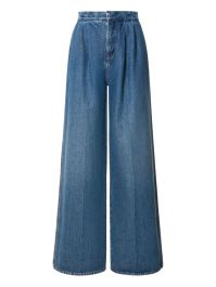 Alberta ferretti jeans met wijde pijpen - blauw