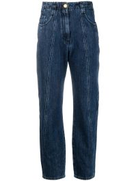 Alberta ferretti straight jeans - blauw