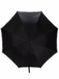 Alexander mcqueen paraplu met logo - zwart