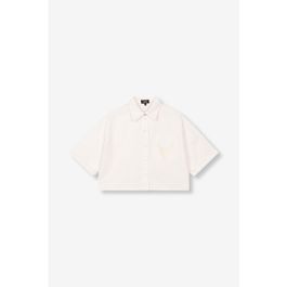 Alix the label cropped blouse off-white