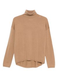 Allude coltrui met lange mouwen - beige