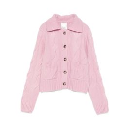 Allude, dames, truien, roze, maat: xs zijde,