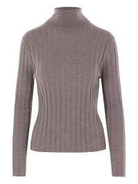 Allude geribbelde coltrui - grijs