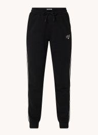America today carly high waist tapered fit joggingbroek met streepdetail