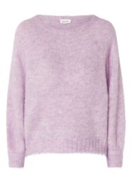 American vintage fijngebreide trui van alpaca wolblend
