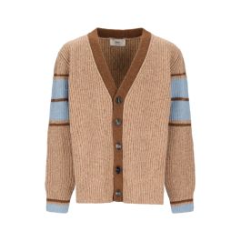 Ami paris, heren, truien, bruin, maat: l