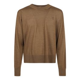 Ami paris, heren, truien, bruin, maat: m