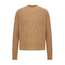 Ami paris, heren, truien, bruin, maat: xl wol,
