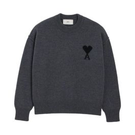 Ami paris, heren, truien, grijs, maat: xl