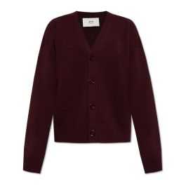 Ami paris, heren, truien, rood, maat: xs wol,