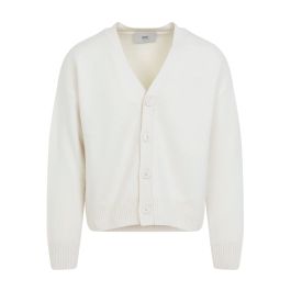 Ami paris, heren, truien, wit, maat: m wol,