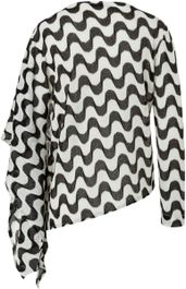 Ana alcazar top crepe tops & t-shirts dames - shirt - ecru - maat 36