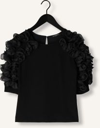Ana alcazar top tops & t-shirts dames - shirt - zwart - maat 36