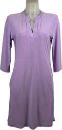 Angelle milan – travelkleding voor dames – lila effen jurk – ademend – kreukherstellend – duurzame jurk - in 5 maten - maat s