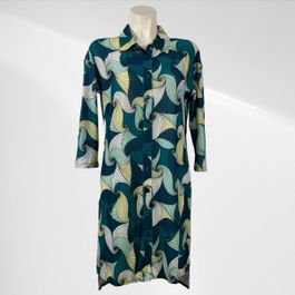 Angelle milan – travelkleding voor dames – multigroene jurk – ademend – kreukherstellend – duurzame jurk - in 5 maten