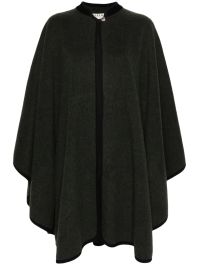 A.n.g.e.l.o. vintage cult 1990s wollen cape - groen