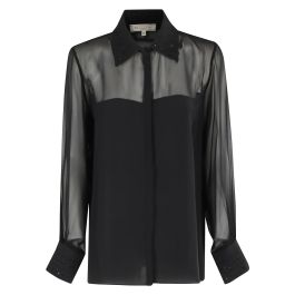 Antonelli firenze, dames, blouses & shirts, zwart, maat: s zijde,