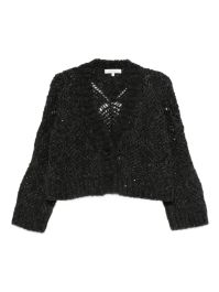 Antonelli vest met v-hals - grijs