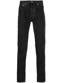 A.p.c. jeans met contrasterend stiksels - zwart