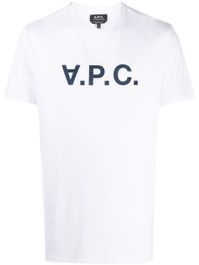 A.p.c. t-shirt met logoprint - wit