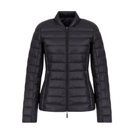 Armani exchange, dames, jassen, zwart, maat: xs nylon,