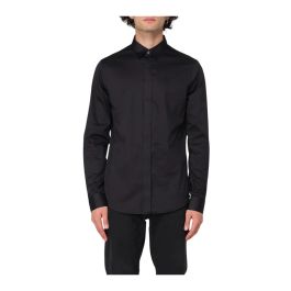 Armani exchange, heren, overhemden, zwart, maat: s