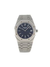 Audemars piguet 2008 pre-owned royal oak jumbo horloge - blauw