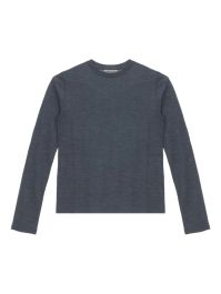 Auralee t-shirt met lange mouwen - grijs