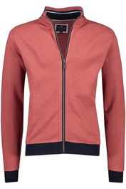 Rode Baileys vest opstaande kraag gemeleerd rood