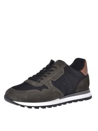 Baldinini sneakers laag donkerblauw / bruin / antraciet