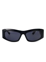 Balenciaga eyewear zonnebril met geometrisch montuur - blauw