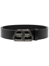 Balenciaga gespriem met logo - zwart