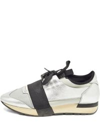Balenciaga pre-owned leren sneakers - grijs