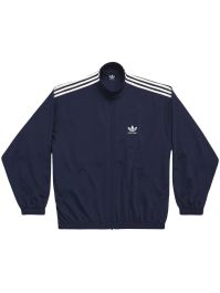 Balenciaga x adidas oversized trainingsjack - blauw